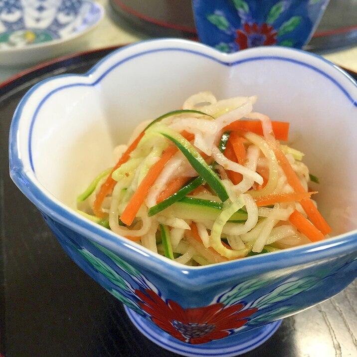 梅とポン酢でサッパリ!3色なます